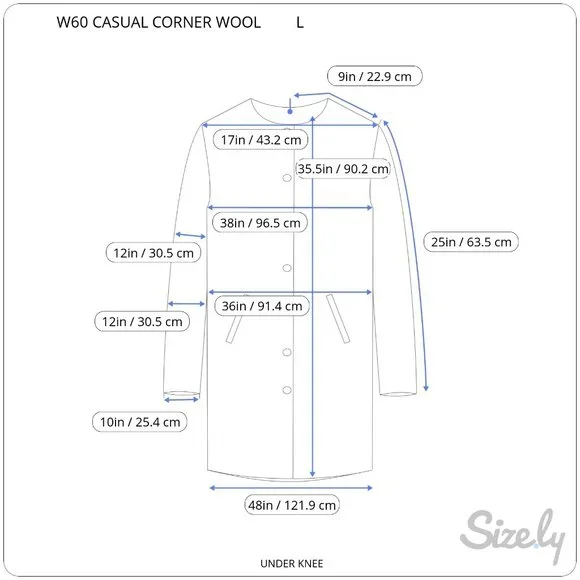 Vintage Women's L Casual Corner Red Wool Cashmere Coat Lined Toggles Pockets - Picture 6 of 13